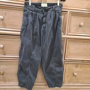 Citizens of Humanity black loose ankle pant